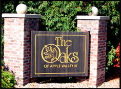 The Oaks of Apple Valley III Sign